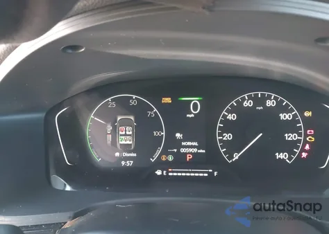 2025 Honda Civic Hybrid Sport/Sport Touring z USA, uszkodzony, nr VIN 2HGFE4F84SH345290